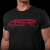 4SR T-Shirt Black 3D Red Logo